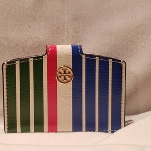 Multi colored Tory Burch wallet